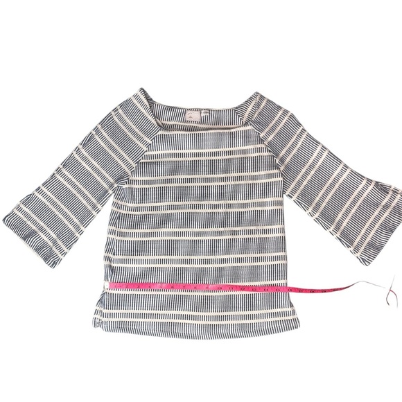 Anthropologie Postmark Square Neck 3/4 Sleeve Top size Xs - Picture 7 of 8